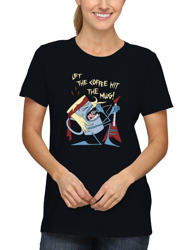 Shirt - Let The Coffee Hit The Mug  - 2