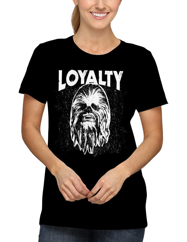 Shirt - Star Wars Force Awakens Loyalty Chewie Adult T-Shirt For Jedi Masters  - 2