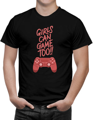 Shirt - Girls Can Game Too!!  - 3