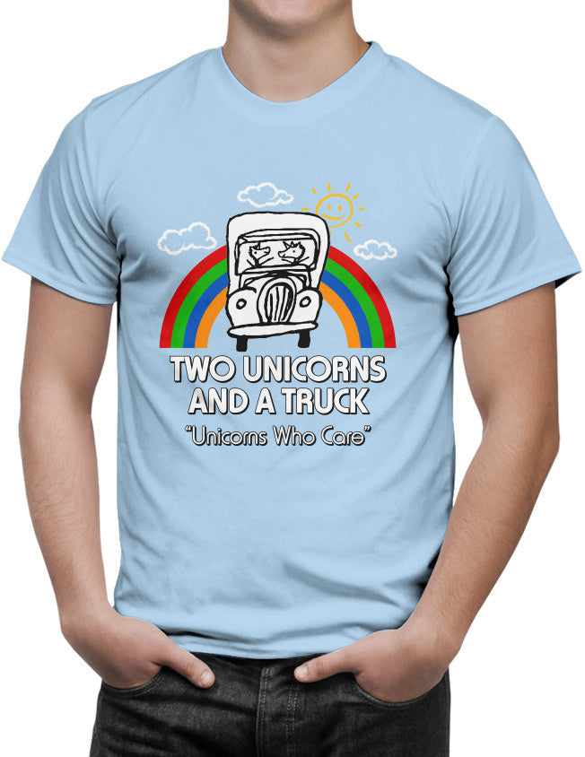 Shirt - Two Unicorns and A Truck  - 3