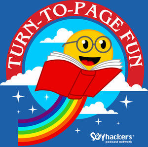 Turn-To-Page Fun Unisex Royal Blue T-shirt