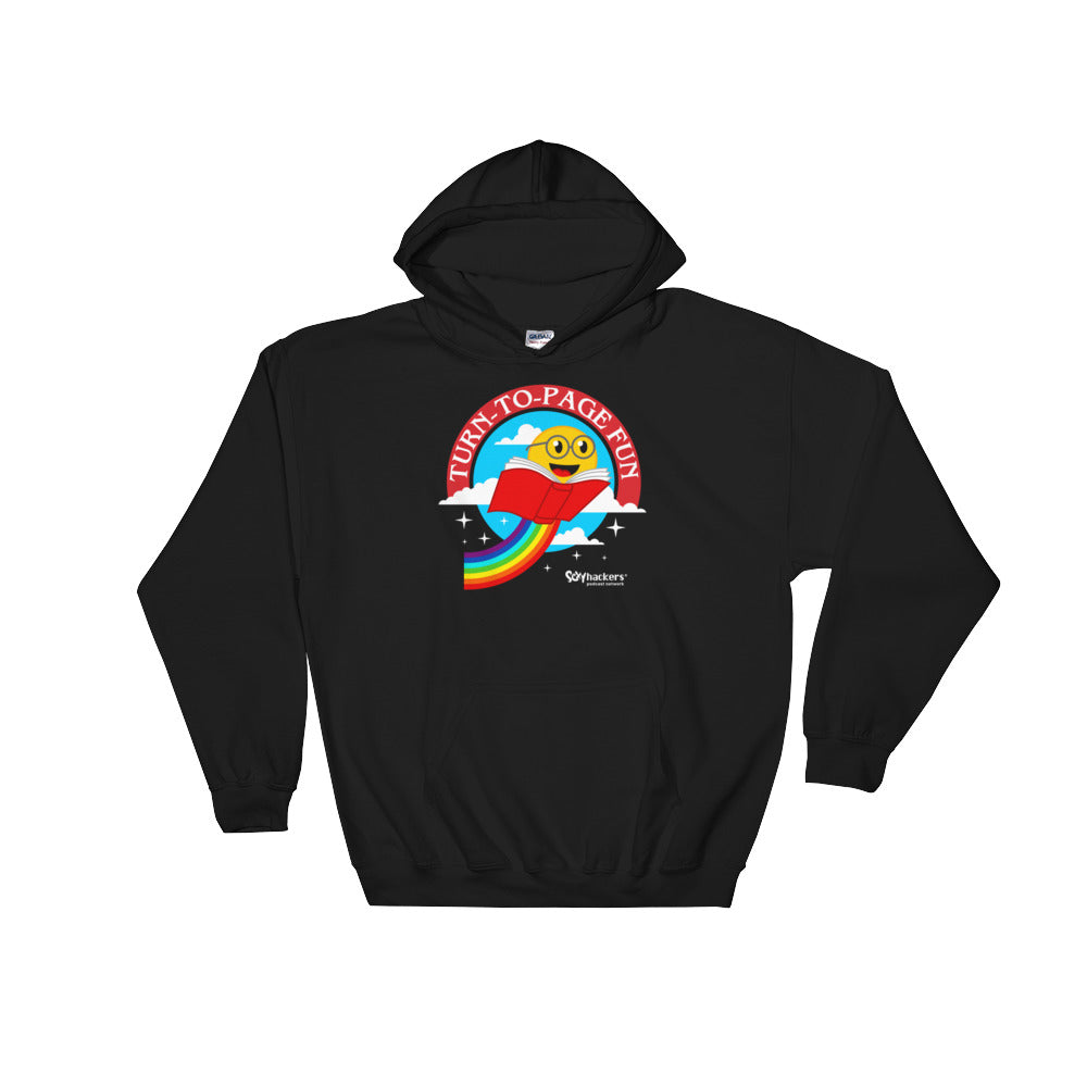 Turn-To-Page Fun Unisex Hoodies