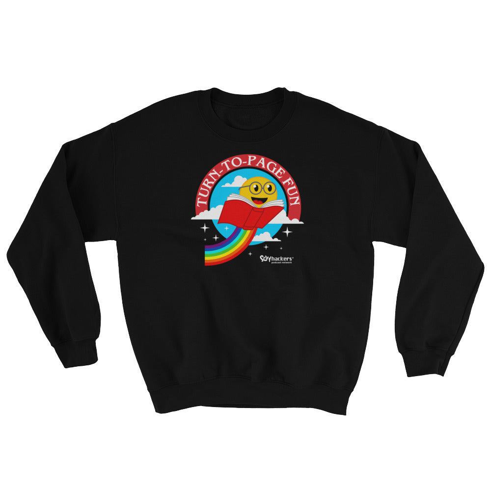 Turn-To-Page Fun Unisex Sweatshirts