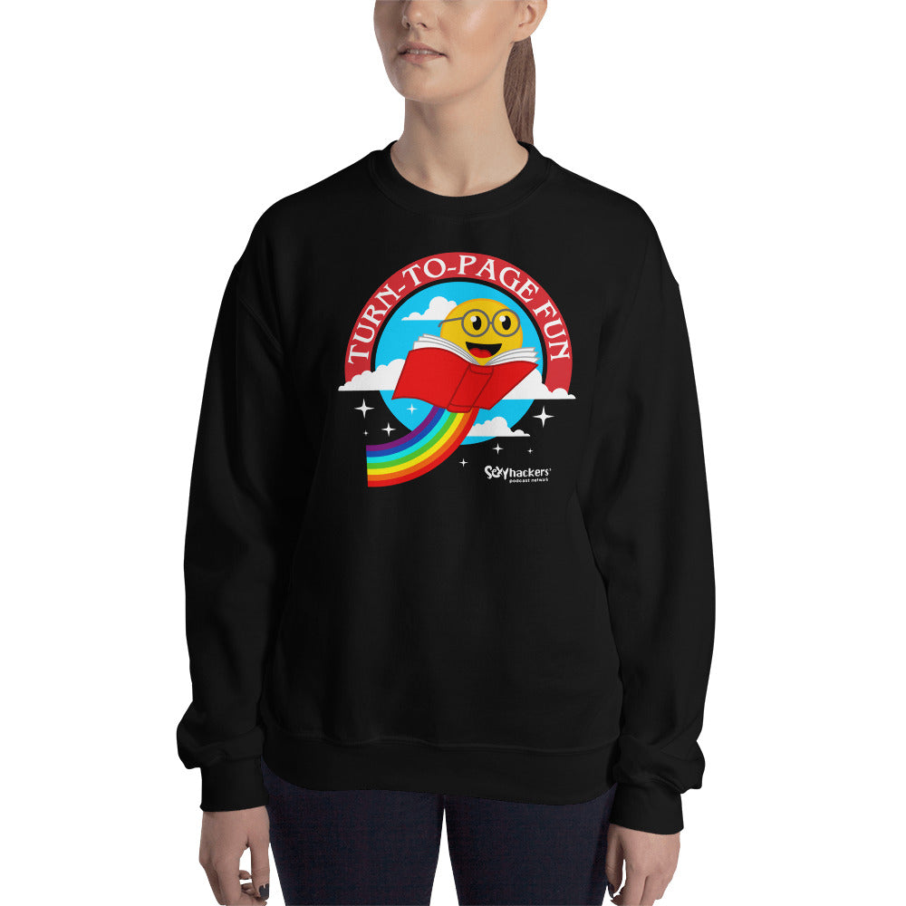 Turn-To-Page Fun Unisex Sweatshirts