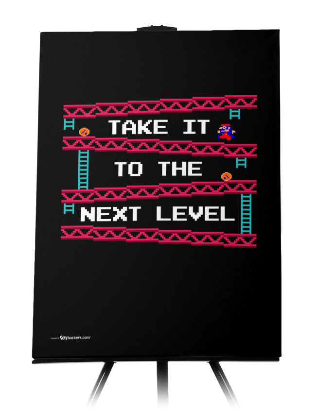 Take It To The Next Level Donkey Kong Canvas