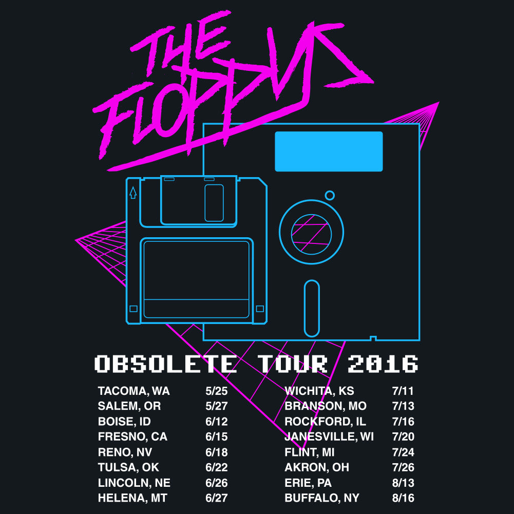 The Floppys Obsolete Tech Tour Funny Unisex T-Shirt