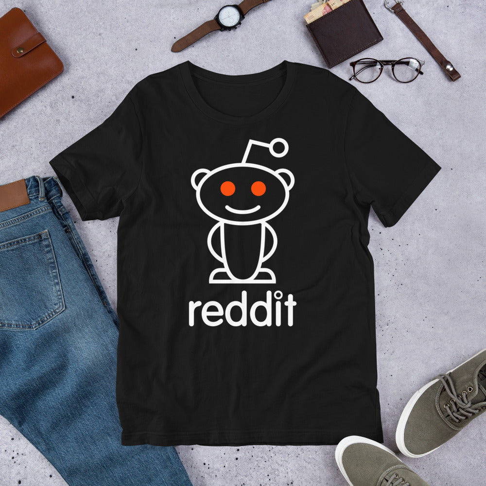 The Ultimate Reading Robot Logo Black Unisex T-Shirt