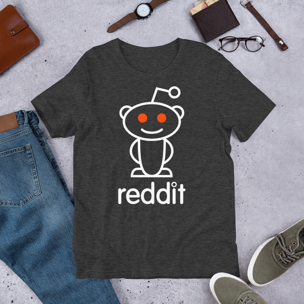 The Ultimate Reading Robot Logo Heather Gray Unisex T-Shirt