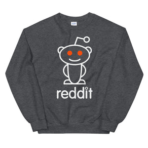 The Ultimate Reading Robot Logo Gray Heather Unisex Sweatshirts