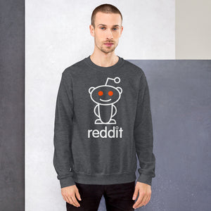 The Ultimate Reading Robot Logo Gray Heather Unisex Sweatshirts