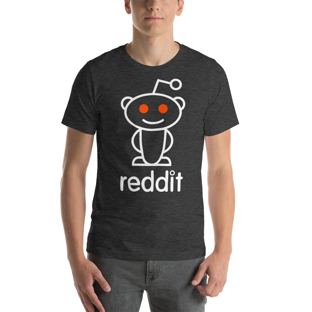 The Ultimate Reading Robot Logo Heather Gray Unisex T-Shirt