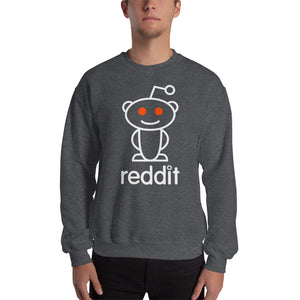 The Ultimate Reading Robot Logo Gray Heather Unisex Sweatshirts