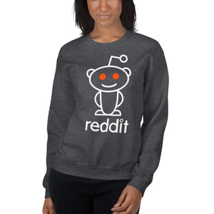 The Ultimate Reading Robot Logo Gray Heather Unisex Sweatshirts
