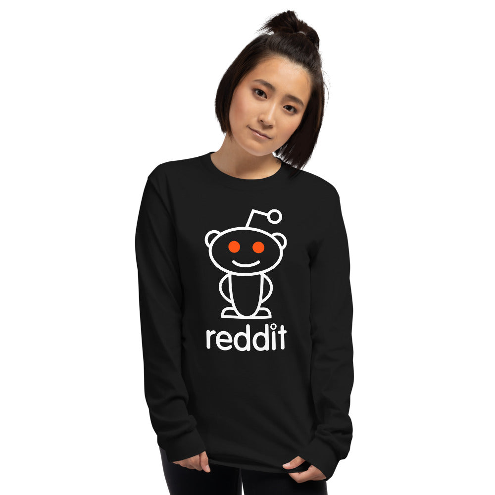 The Ultimate Reading Robot Logo Men's Long Sleeve