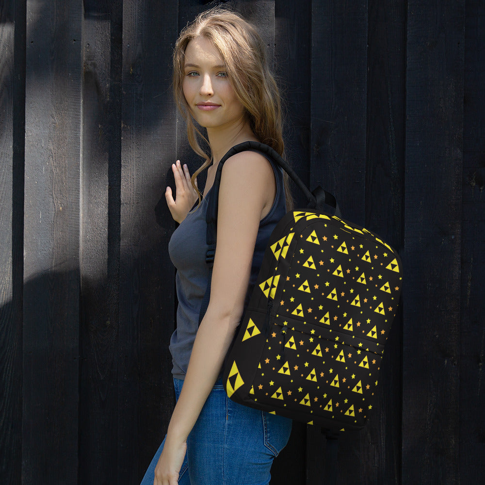 Triforce Patterned Backpack