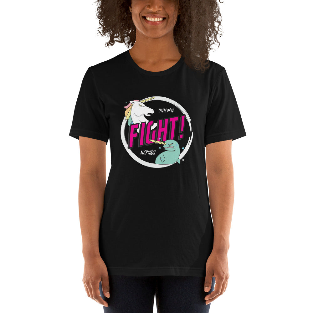 Unicorns Vs Narwalls Unisex T-shirt
