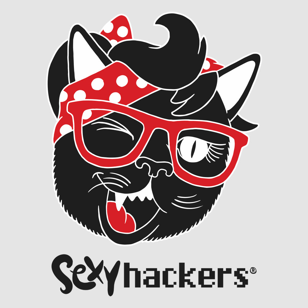 Embroidery Gray Sexy Hackers Logo - Unisex Sweatpants