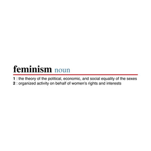Feminism Definition Women's Scoopneck T-shirt