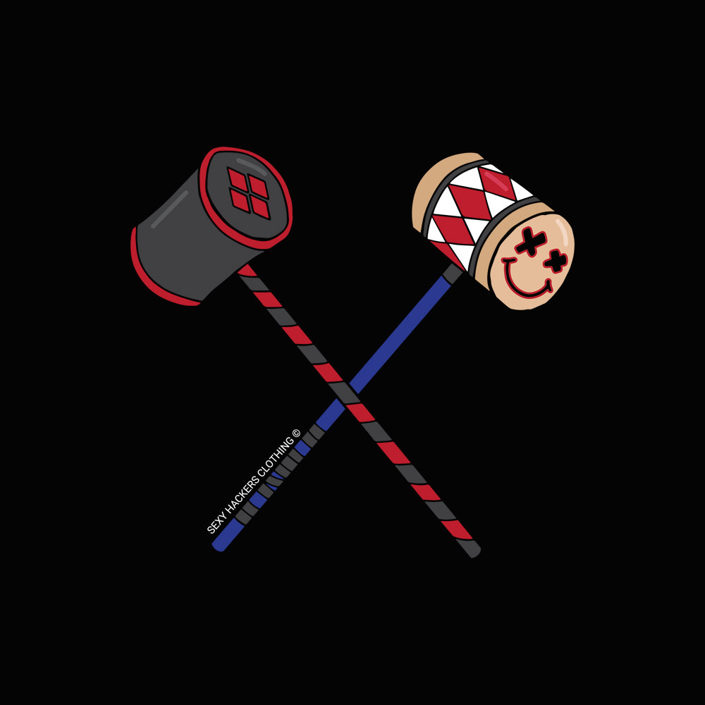Harley Quinn Mallets Unisex Hoodies