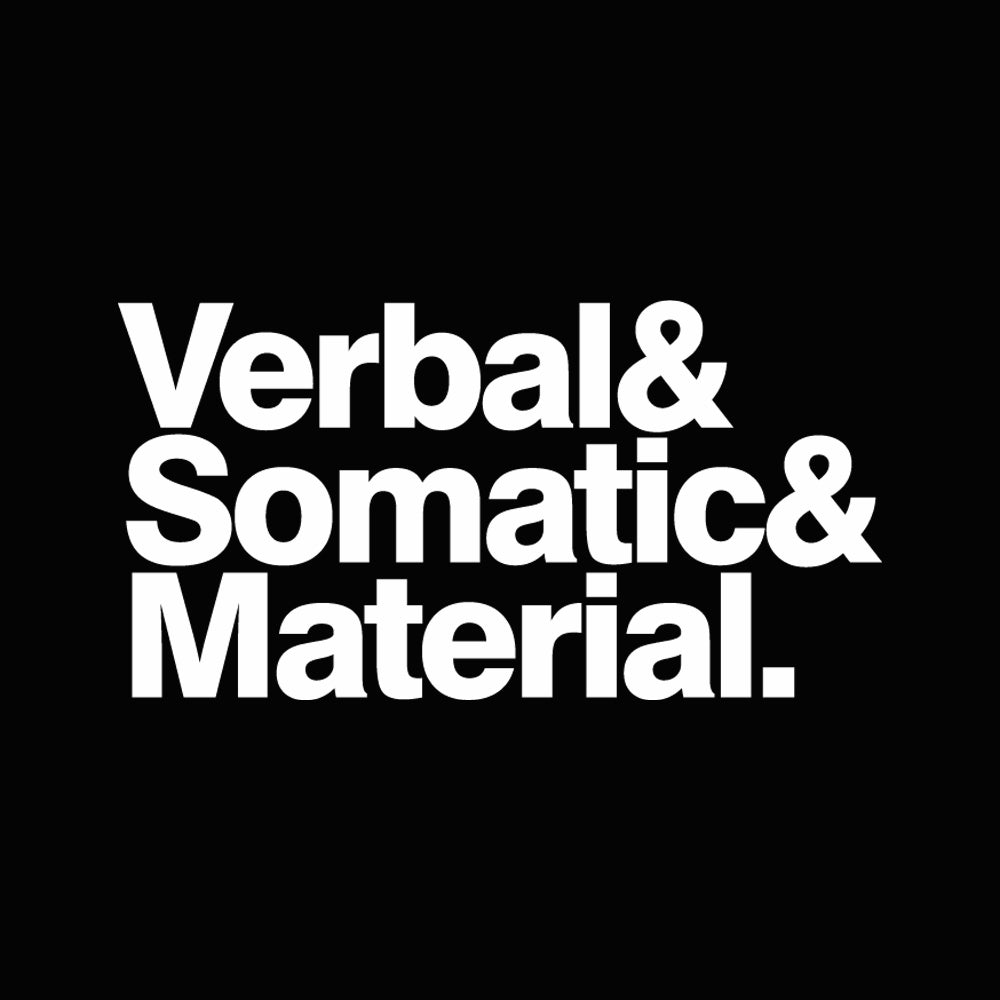 Verbal Somatic Material Unisex Hoodies