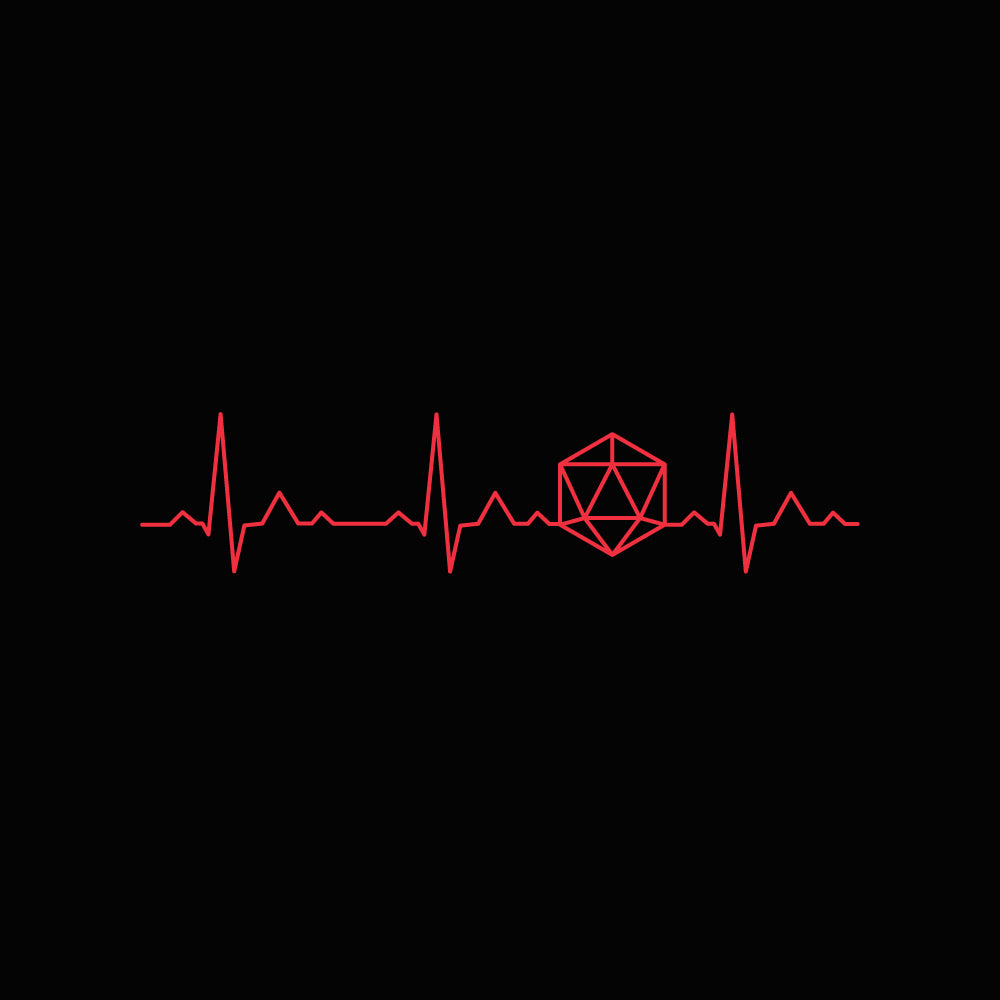 Dice Heartbeat Unisex T-shirt