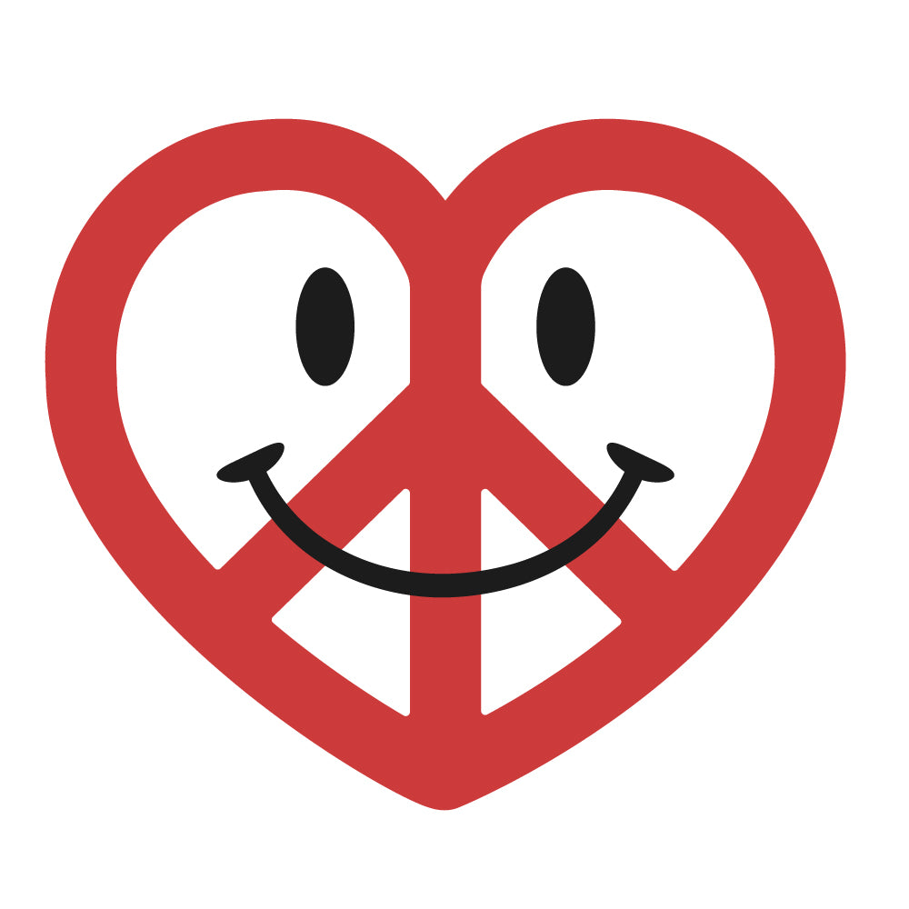 White Love Peace and Happiness Unisex T-shirt