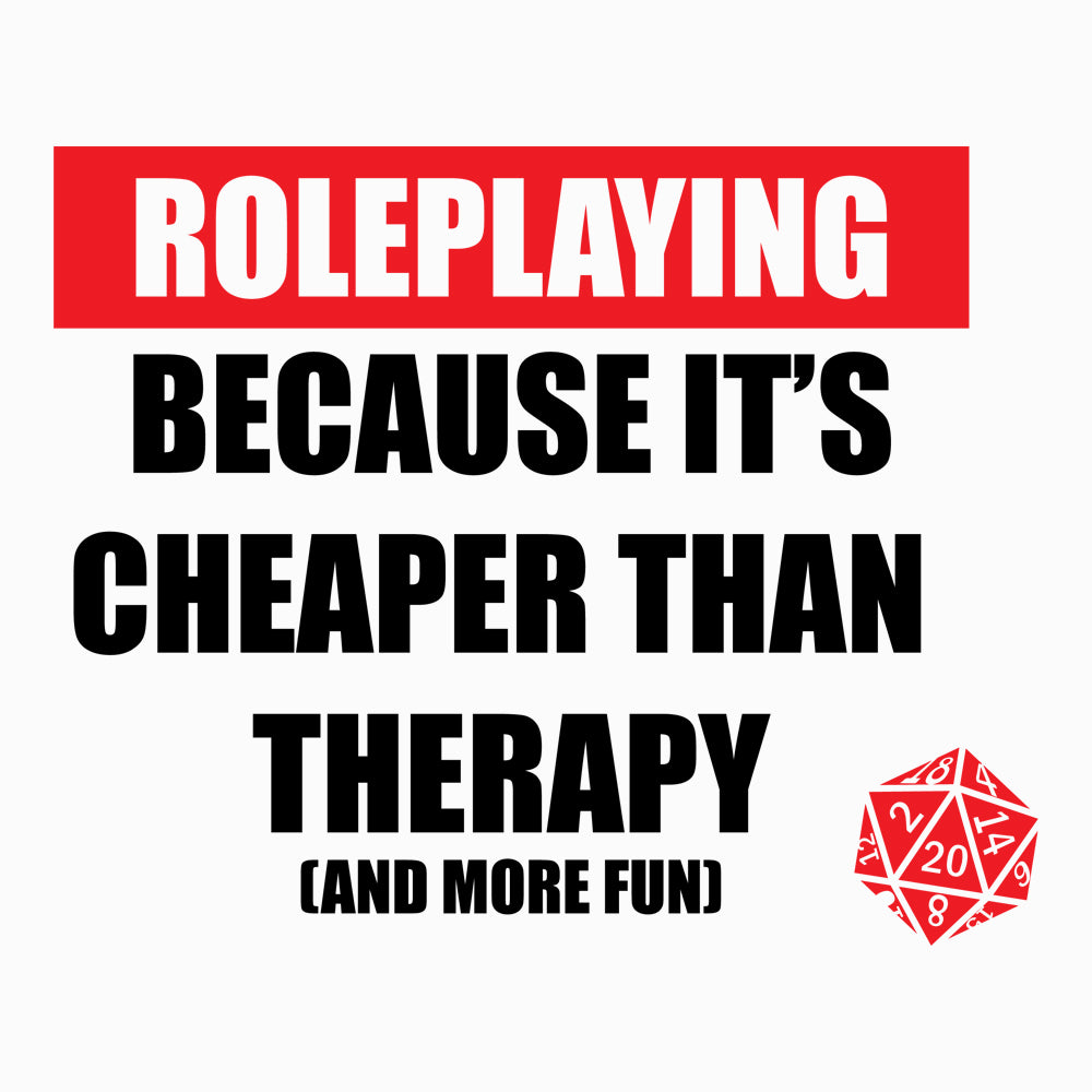Role Playing vs Therapy Unisex T-shirt