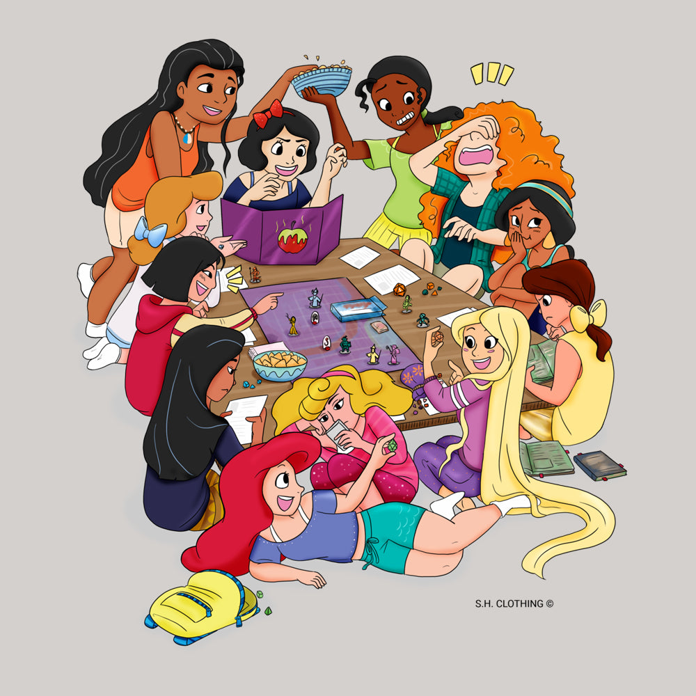 Disney Princesses and DND Kids Hoodie