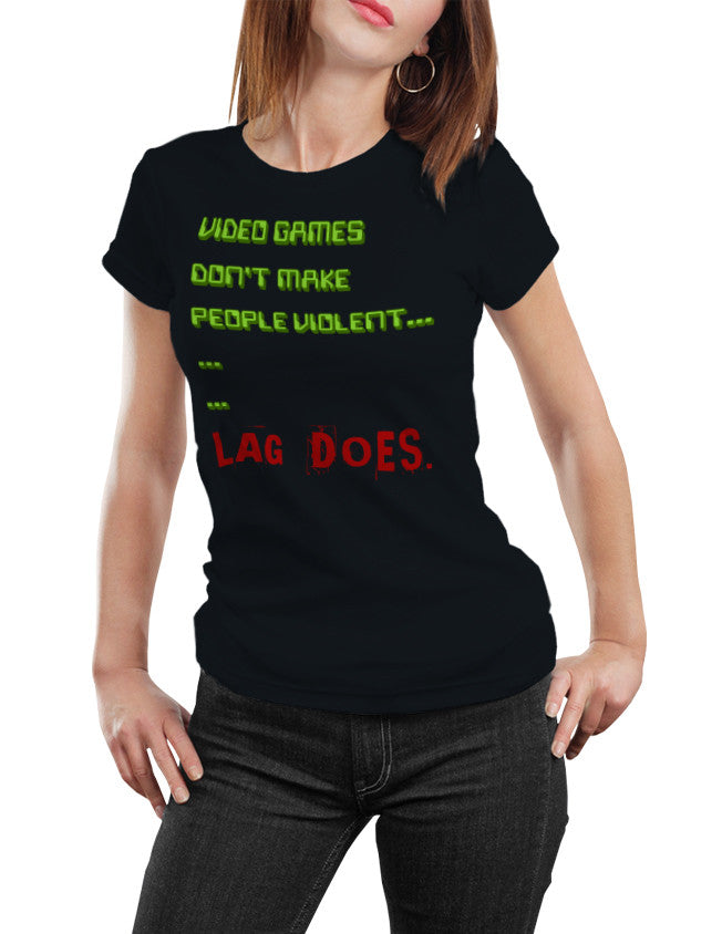 Lag Kills Funny Gaming Unisex T-Shirt