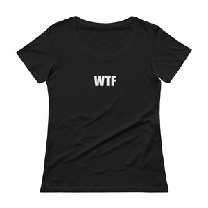 WTF Women's Scoopneck T-shirt