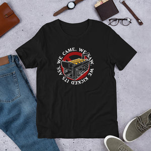 We Came We Saw We Kicked Unisex T-shirt