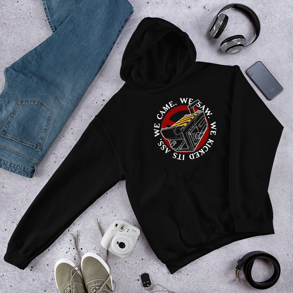 We Came We Saw We Kicked Unisex Hoodies