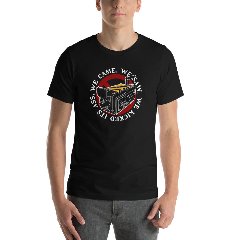 We Came We Saw We Kicked Unisex T-shirt