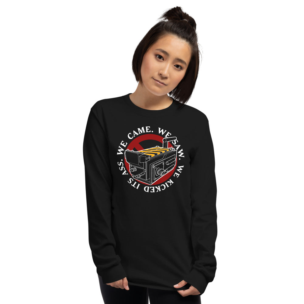 We Came We Saw We Kicked Its Men's Long Sleeve Tee