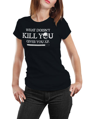 What Doesn't Kill You Gives You XP Unisex T-Shirt by Sexy Hackers