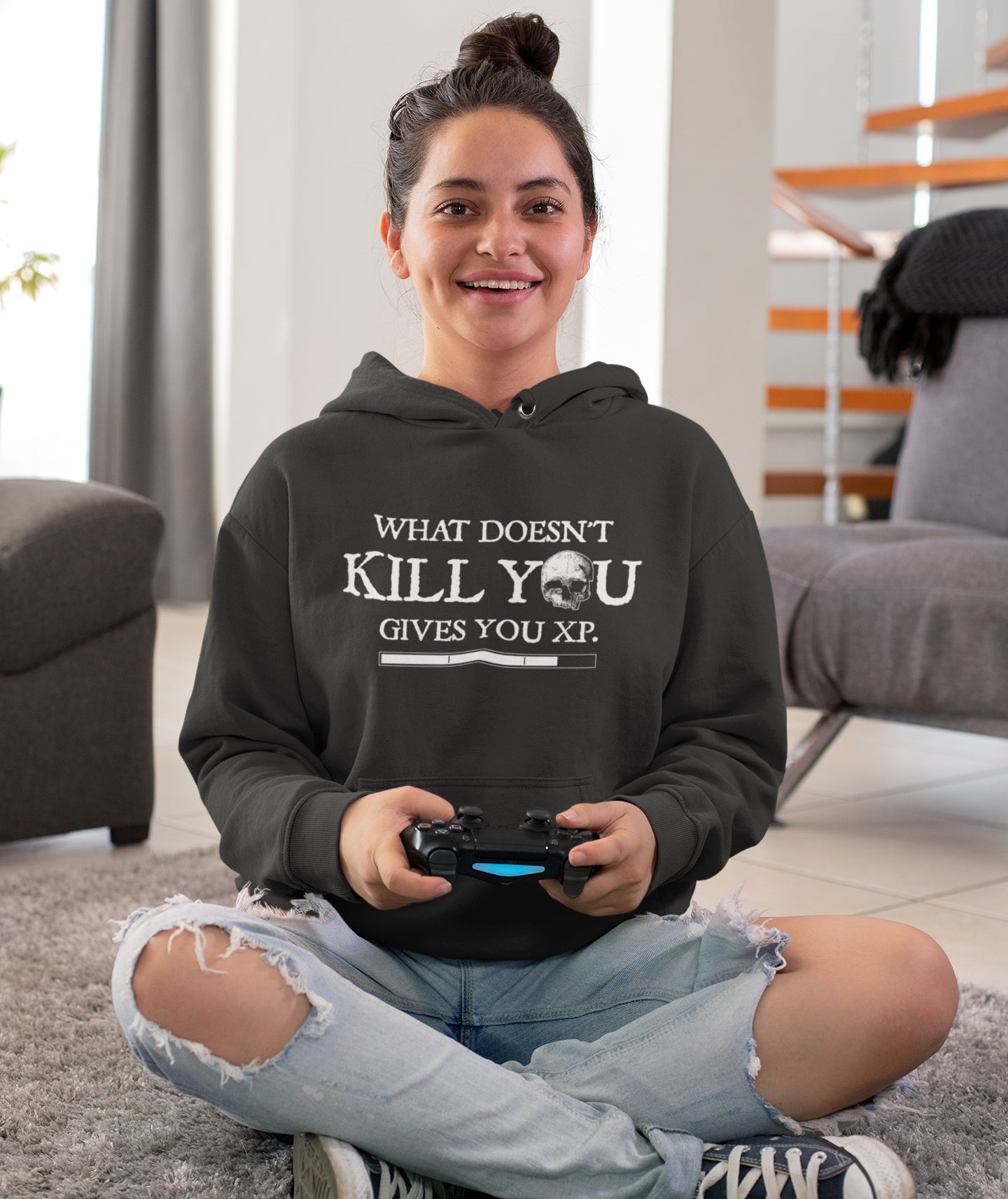 What Doesn't Kill You Give You XP Unisex Hoodie