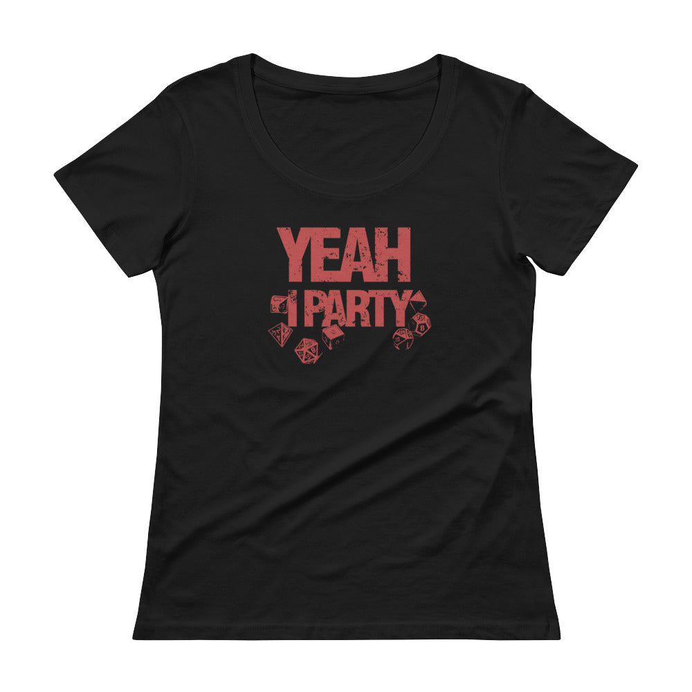 Yeah I Party Women's Scoopneck T-shirt