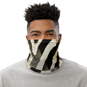 Zebra Print All-Over Print Neck Gaiter