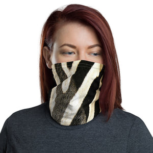 Zebra Print All-Over Print Neck Gaiter