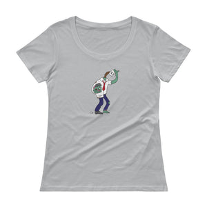 Zombie Coffee Women's Scoopneck T-shirt