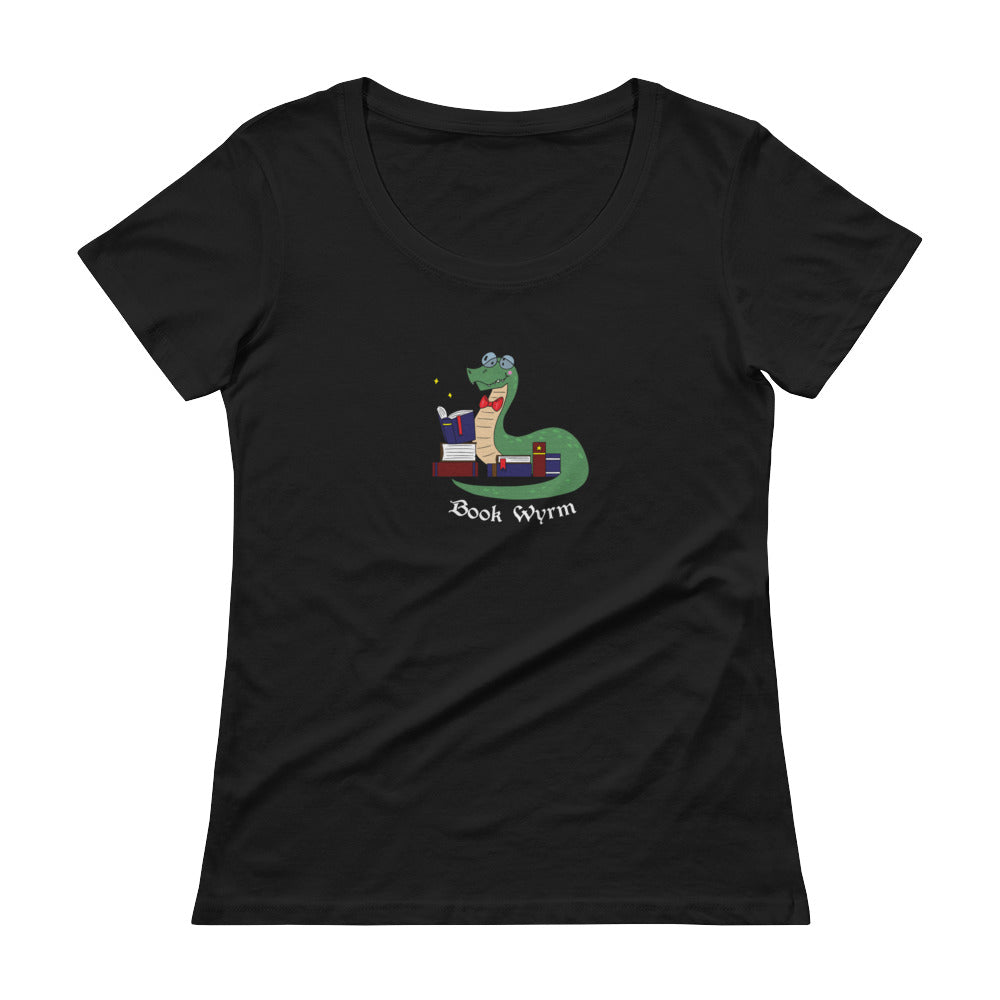 Book Wyrm Women's Scoopneck T-shirt