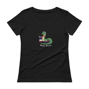 Book Wyrm Women's Scoopneck T-shirt