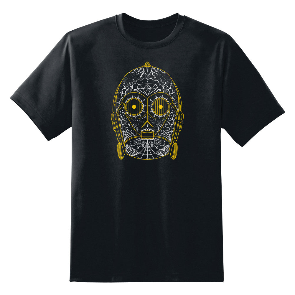 C-3PO Sugar Skull Unisex T-Shirt