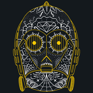 C-3PO Sugar Skull Unisex T-Shirt