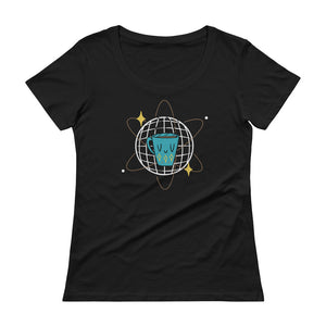 Atomic Coffee Women's Scoopneck T-shirt