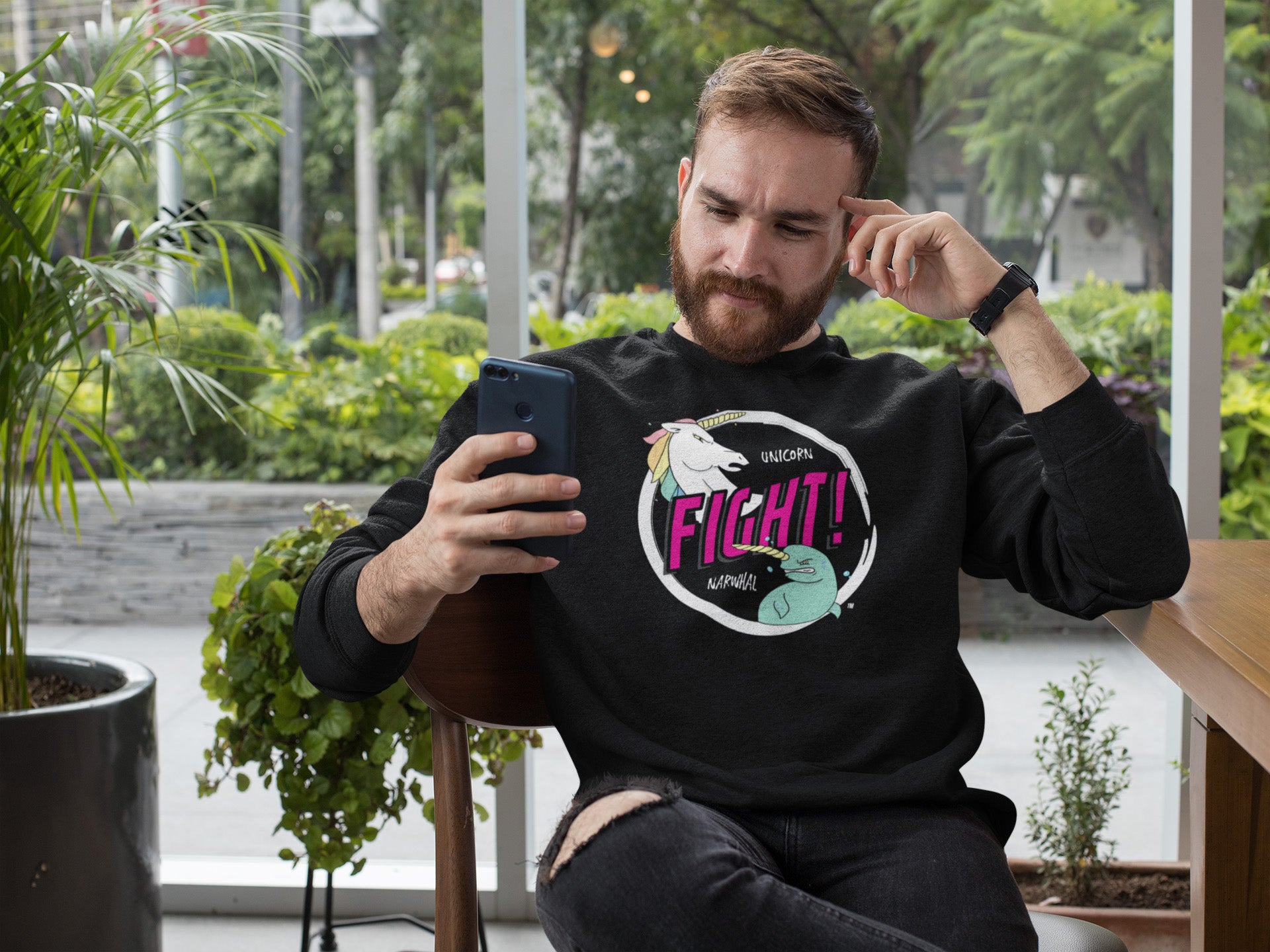 Unicorns Vs Narwalls Unisex Sweatshirts