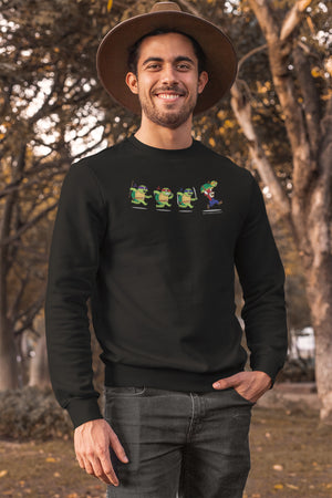 Ninja Turtles and Mario Unisex Sweatshirts