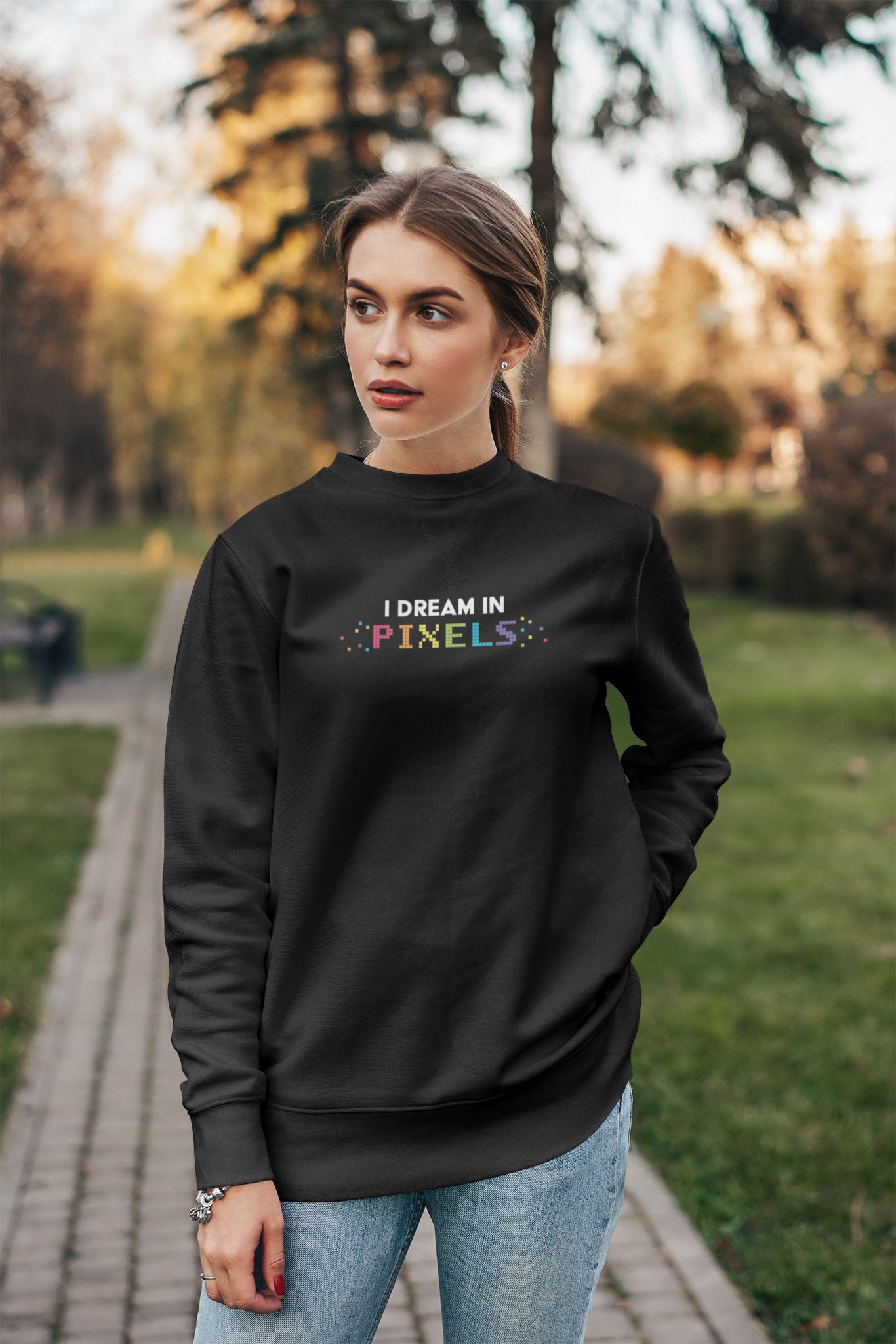 I Dream In Pixels Unisex Sweatshirt