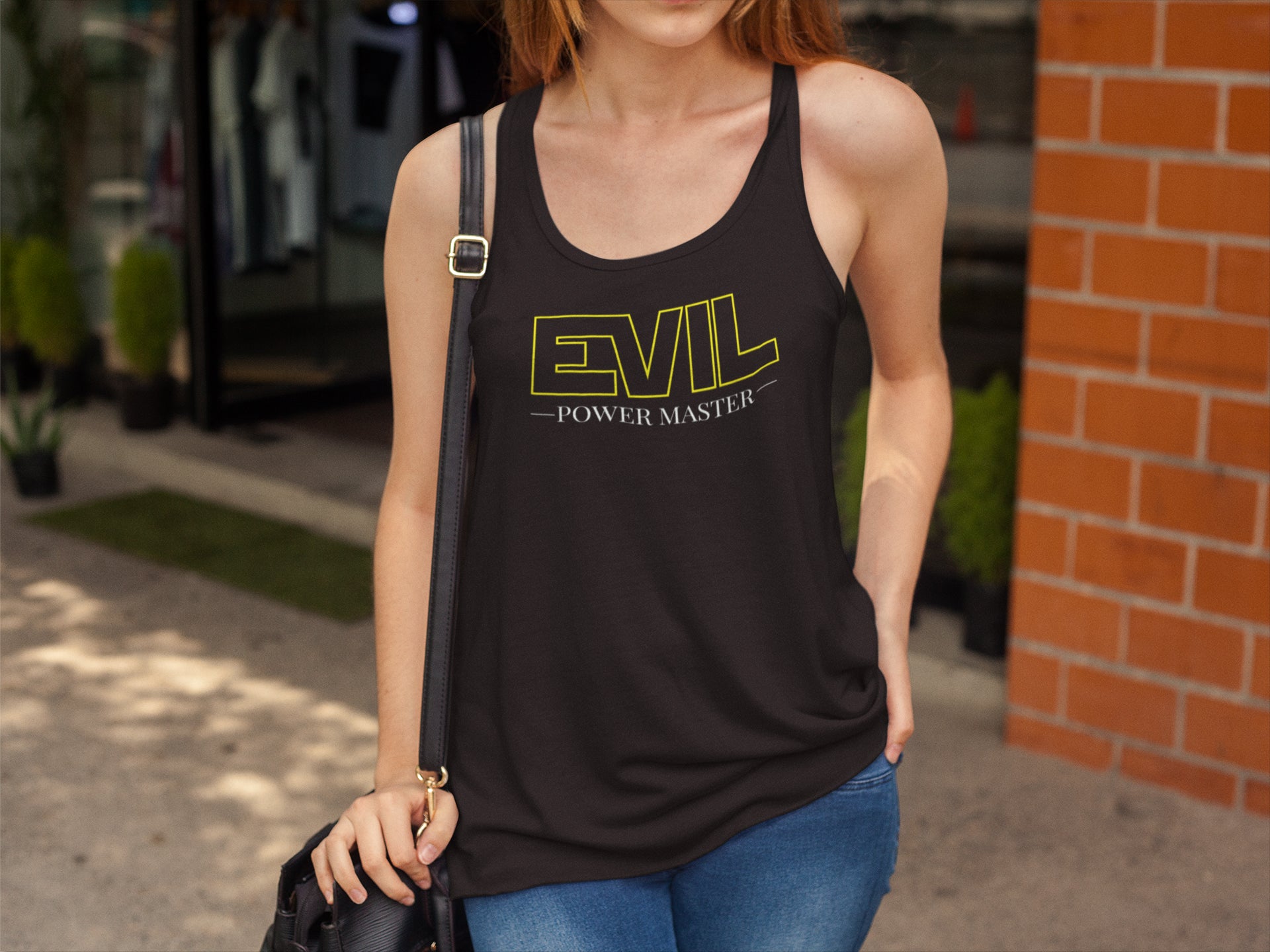Evil Power Master Women's Racer-back Tank-top