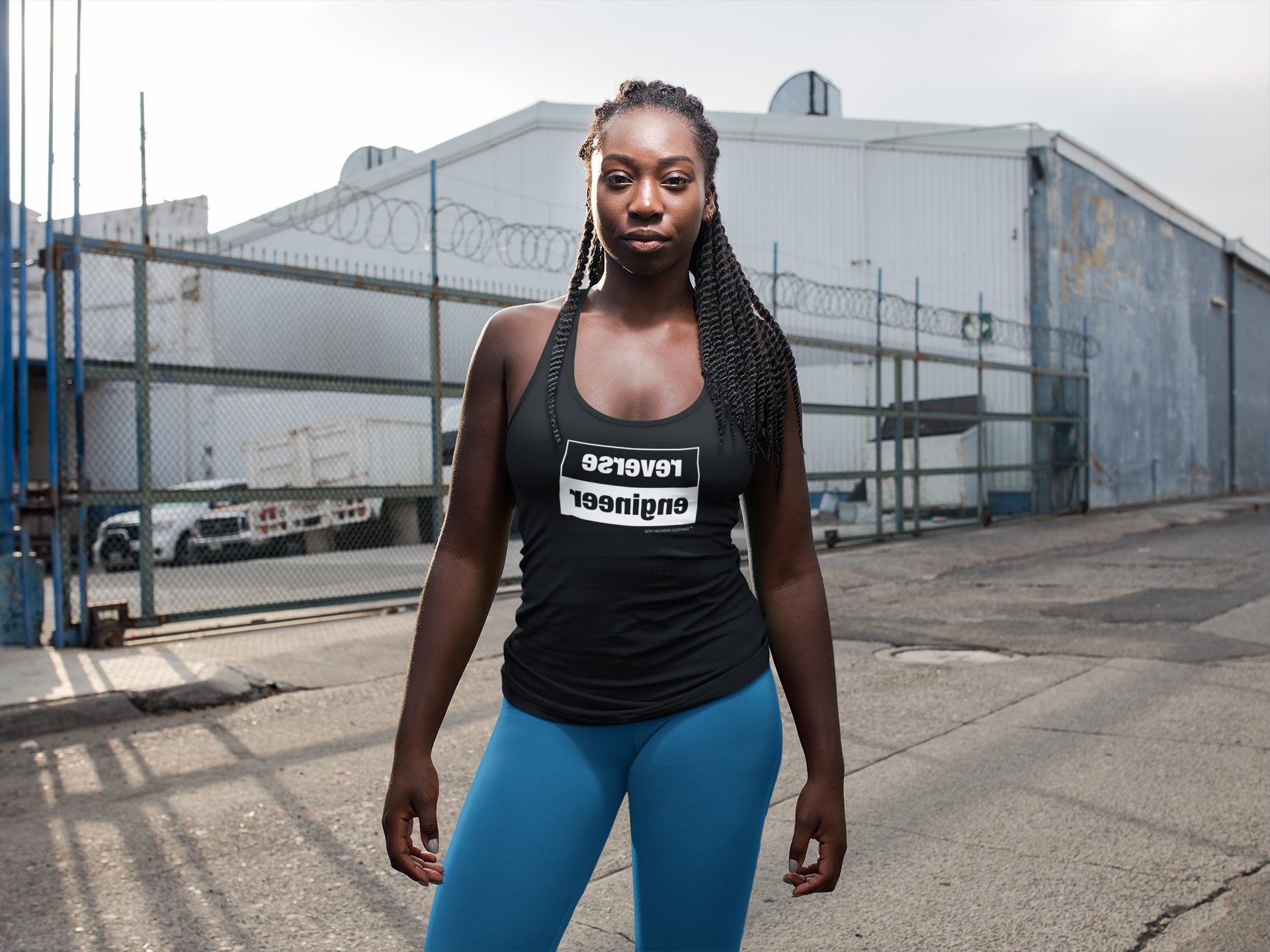 Reverse Engineer Women's Racer-back Tank-top